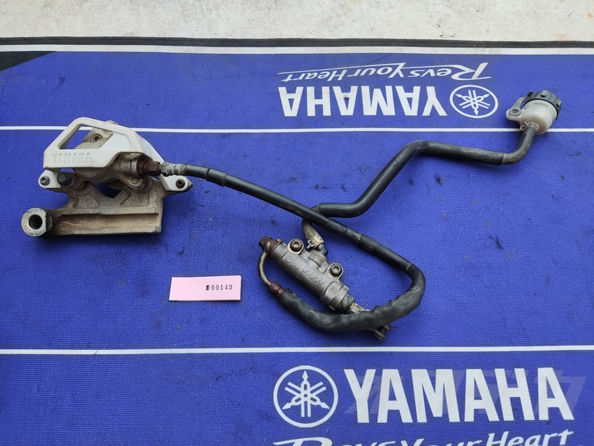 純正 セロー225 リアブレーキ リヤブレーキ キャリパー マスターシリンダー ブレーキホース セロー225WE 【セロー225W 4JG4】#0149