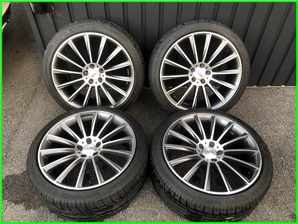 ★激安★美品★溝有★ベンツ★Sクラス★W221★W222★EMN★EMNジャーマニー★20インチホイール★４本セット★S400★S300★S550★S560★