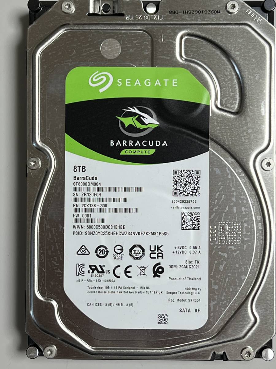 Seagate Barracuda 8TB 内蔵HDD ST8000DM004 【公式通販】