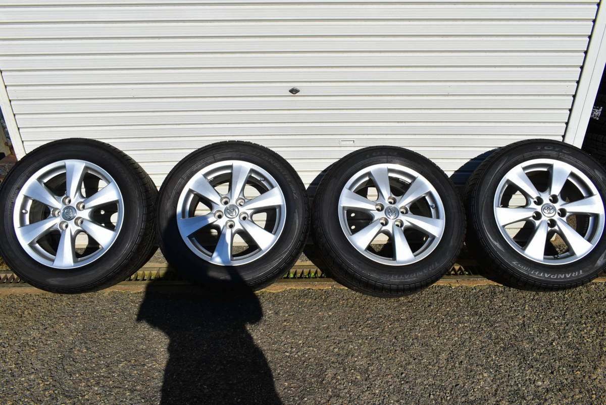 トヨタ 50系 エスティマ 純正17インチ アルミホイール 中古タイヤ