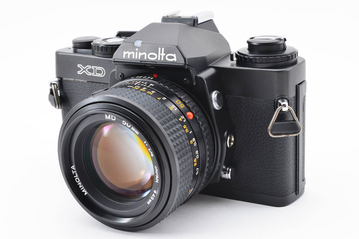 ☆極上美品☆ミノルタ MINOLTA XD MD 50mm F1.7 ☆露出計・シャッター