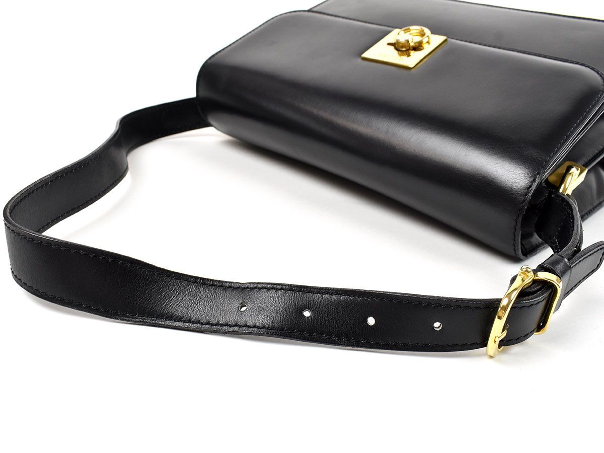 153276◇ CELINE セリーヌ ガンチーニ金具 ショルダーバッグ 肩掛け 
