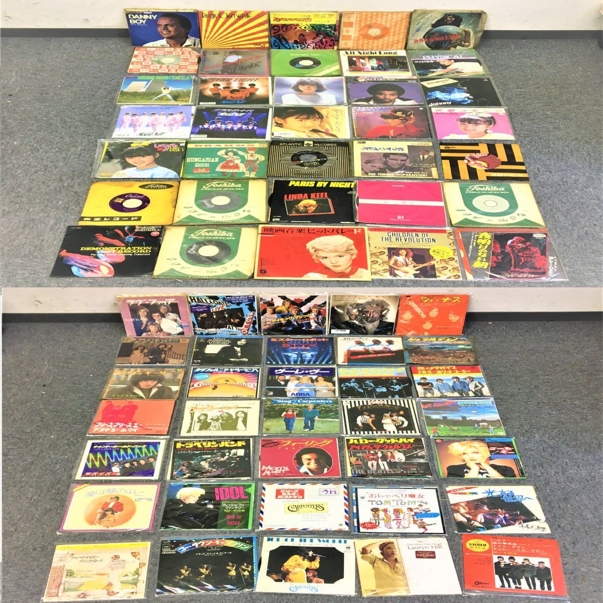 B023-I44-1010 EPレコード 合計406枚 柏原よしえ アラベスク 中森明菜 荻野目洋子 ビートルズ フィリー・デボーションズ ③