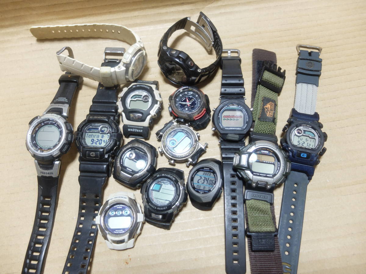 ジャンク G-SHOCK 12点まとめ ベルトおまけ付 フロッグマン ガウスマン