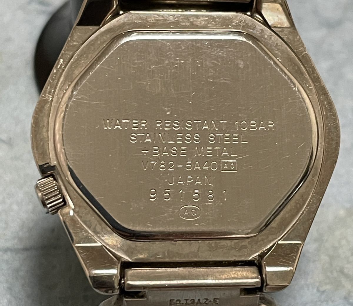 中古腕時計 SEIKO ALBA AKA V782-5A40 セイコー アルバ クオーツ (8.3