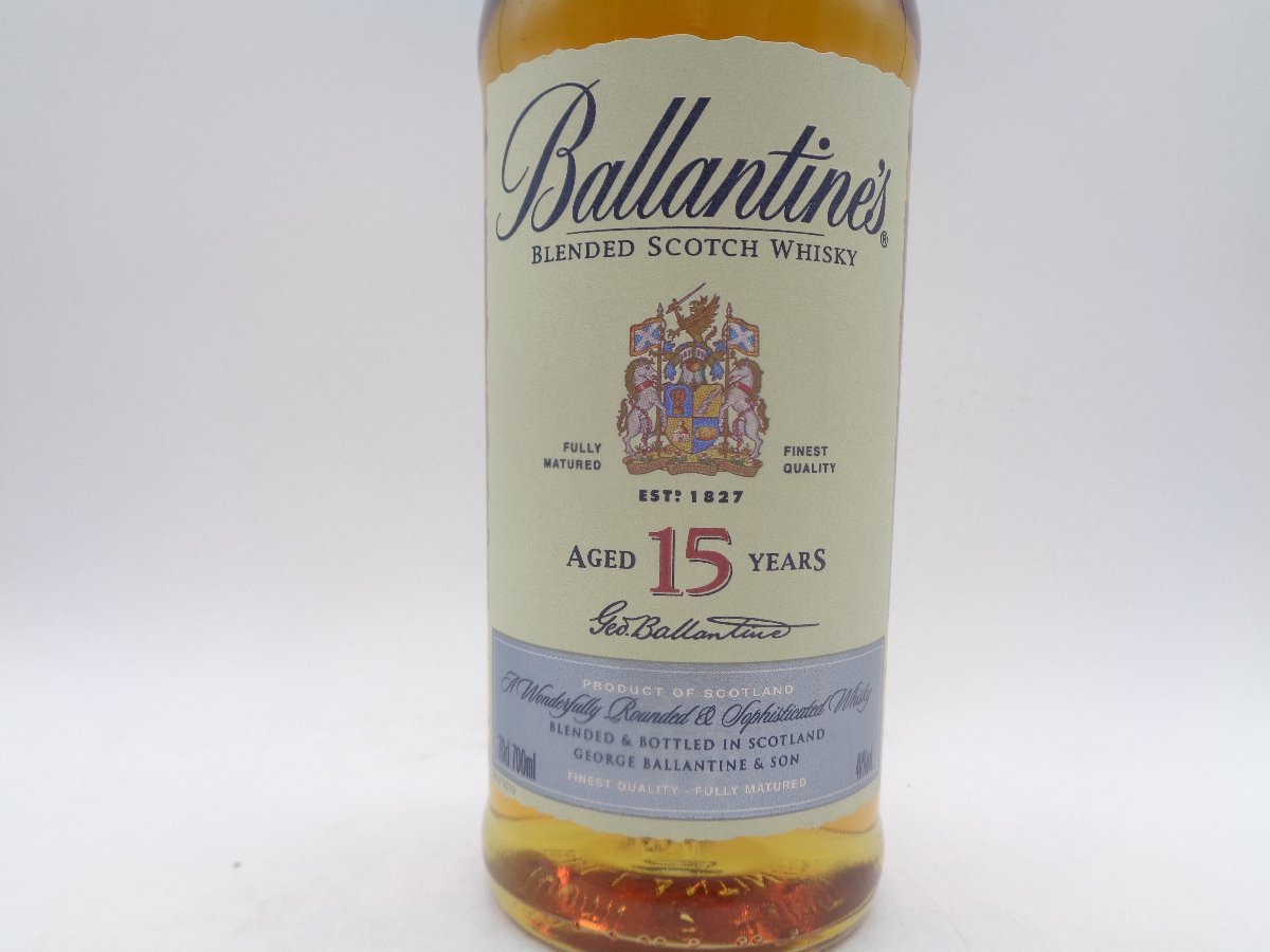 BALLANTINE'S 15年 バランタイン スコッチ ウイスキー 未開封 古酒