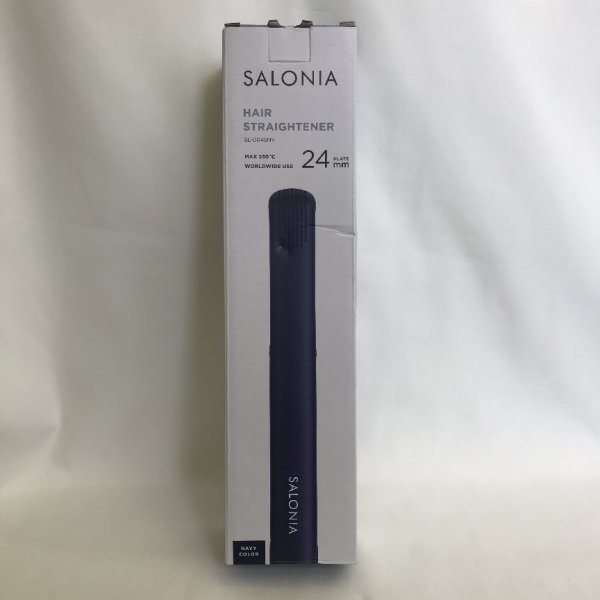 SALONIA サロニア ストレートヘアアイロン ネイビー 24mm SL-004SNV 