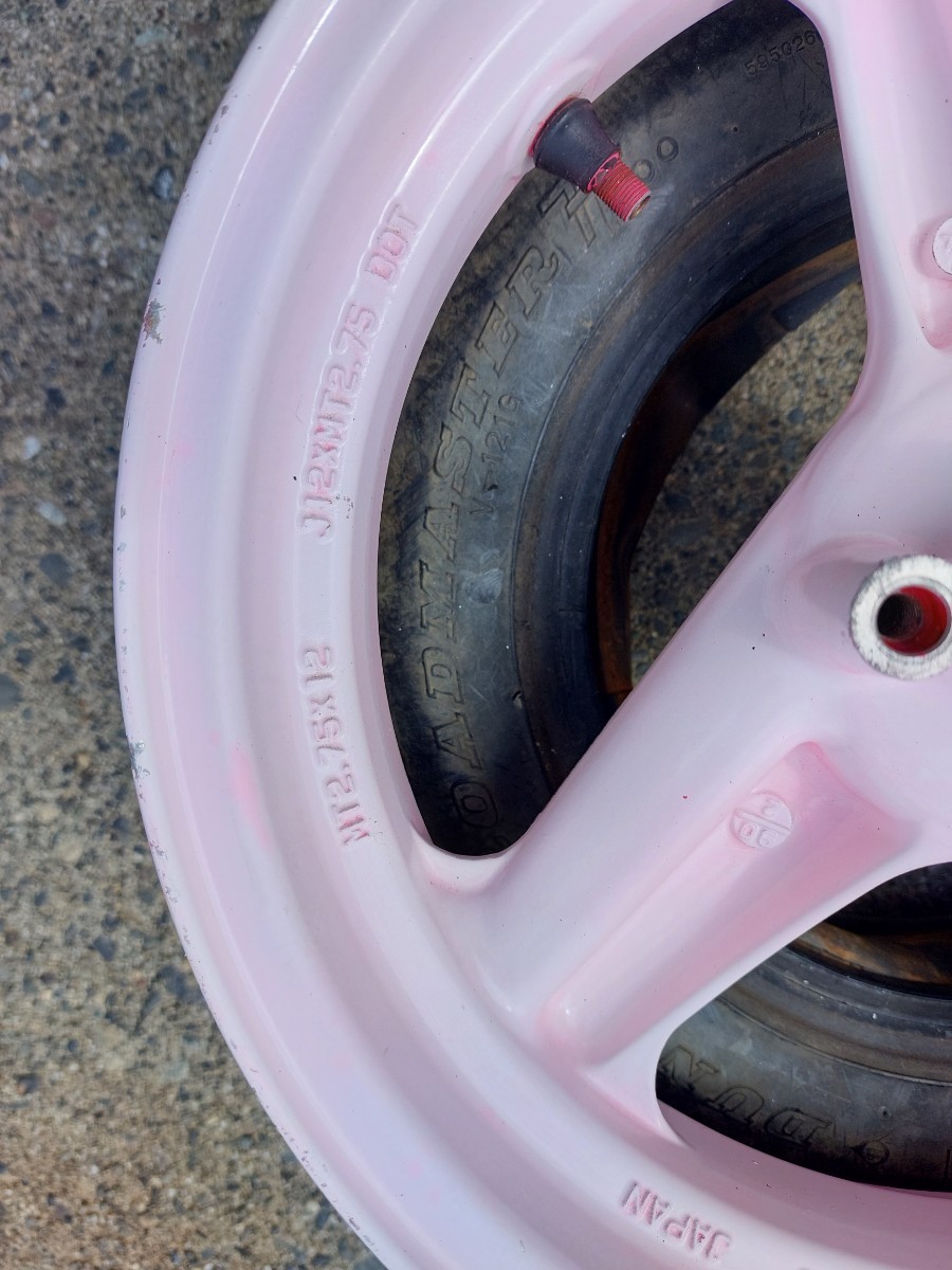 NSR50 売約済みNSR50⁄80の前後ホイールが入荷しました。 ホイールロス