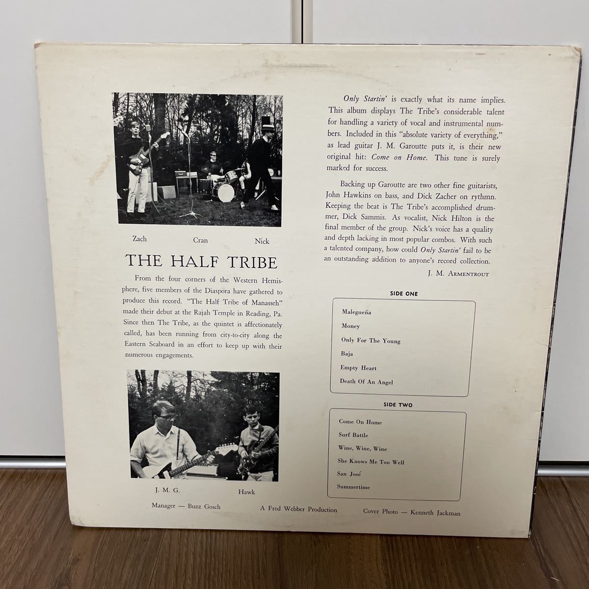 Tribe Only Startin' Half 0 The Vinyl - LP garage original record +
