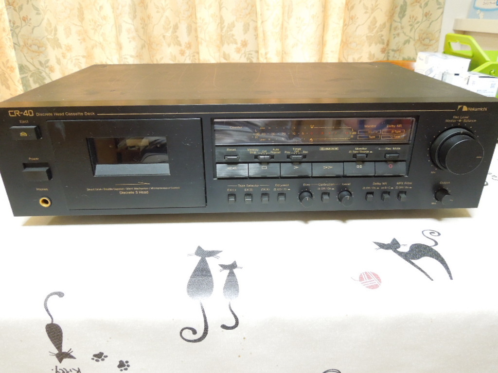 り*り様 Nakamichi CR-40 カセットデッキ 本体 り*り様 Nakamichi CR