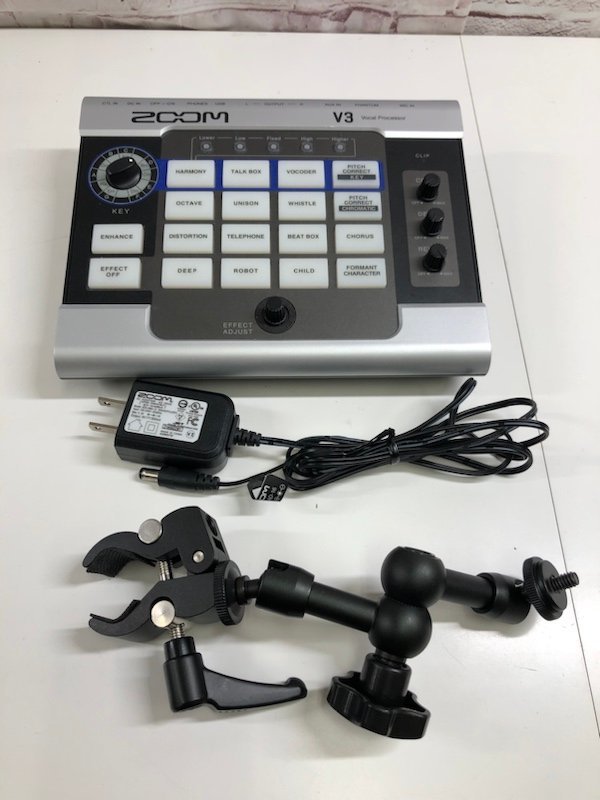 ZOOM V3 Vocal Processor 箱・ACアダプター付 .com: Zoom