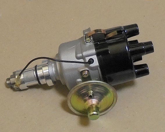 未使用新品!ルーカス59D4ディストリビューターリプロ品，ポイントレスキット付属，オースチンローバーミニ，MG，トライアンフ，ロータスなどに! 