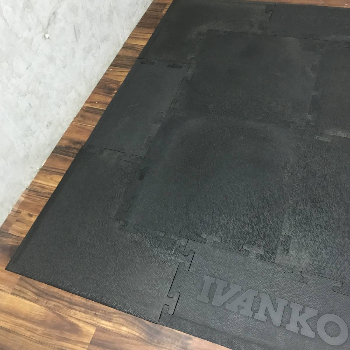 ivanko イヴァンコ ブラック ラバー フロアマット 3枚 ivanko 【公式通販】