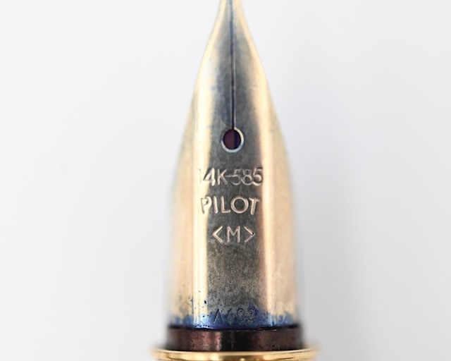 PILOT パイロット ペン先 14K-585 〈M〉 万年筆 筆記未確認 現状品