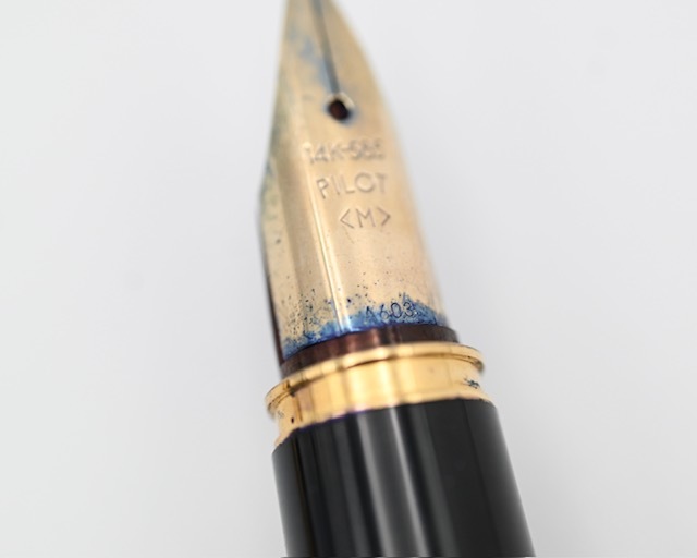 PILOT パイロット ペン先 14K-585 〈M〉 万年筆 筆記未確認 現状品