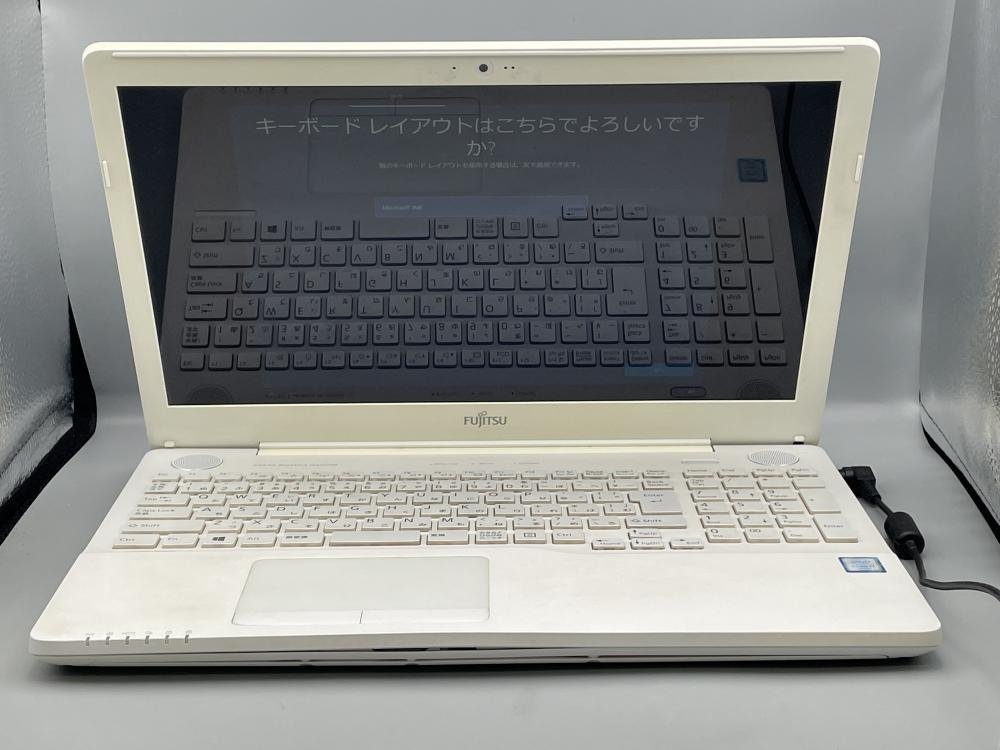 WIN910【ジャンク品】 富士通 LIFEBOOK AH58/A3 FMVA58A3WN 256GB 8GB