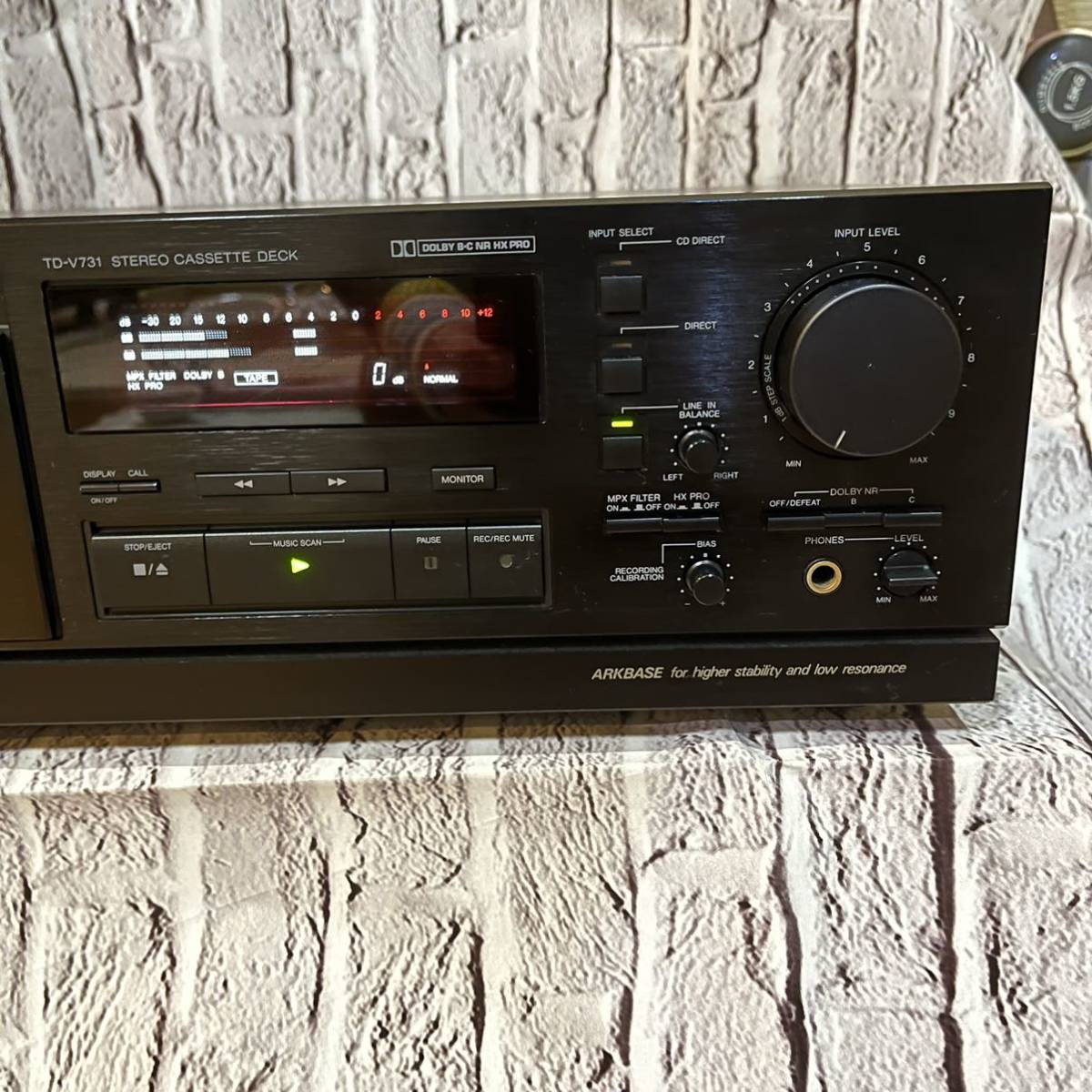 ビクター 3ヘッドカセットデッキ TD- V731 中古品