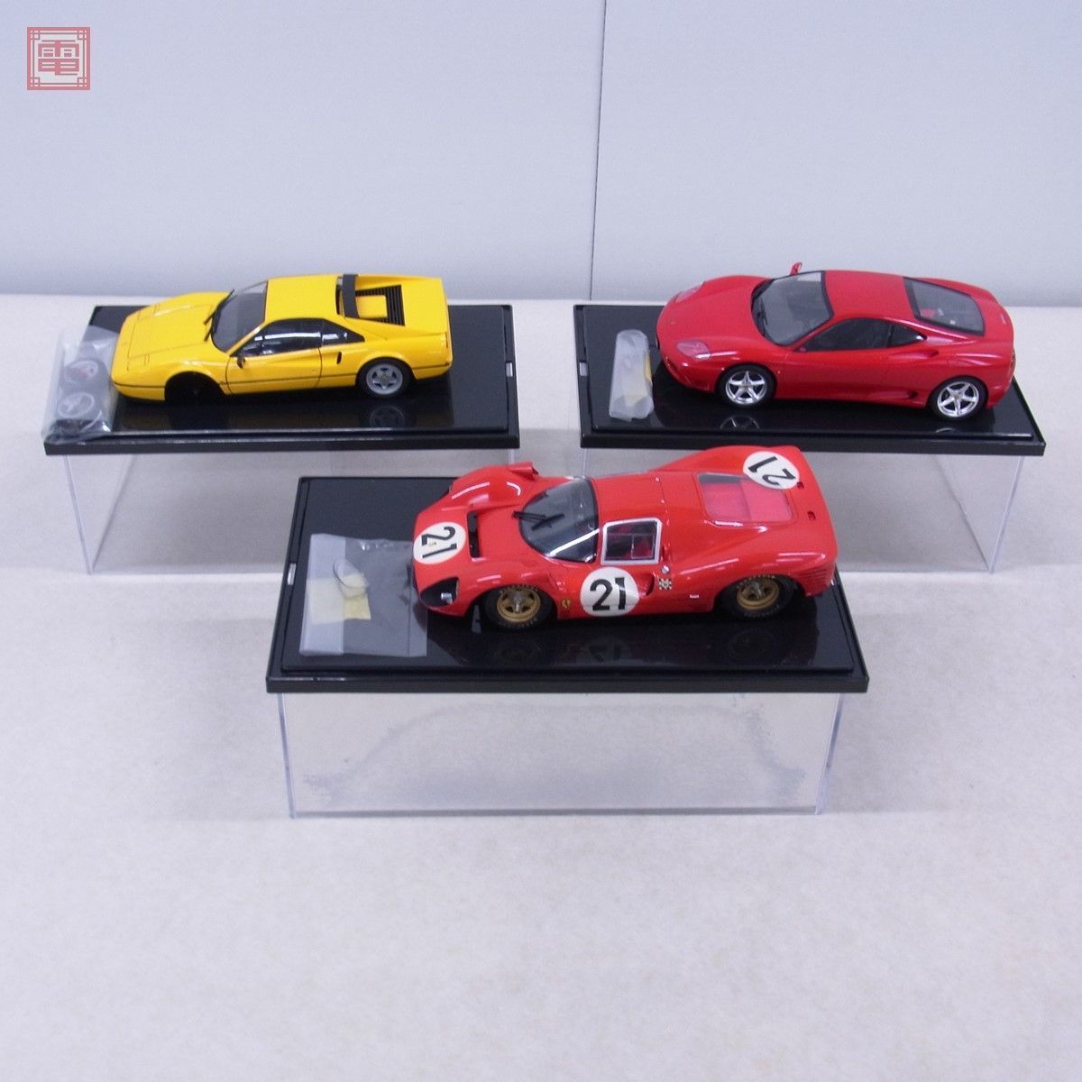  製作品 メーカー不明 1/24 フェラーリ P4 #2/360 モデナ/328 GTB 計3点セット ケース付き FERRARI 破損有 完成品 現状品 20(乗用車)｜売買されたオークション情報、yahooの商品情報をアーカイブ公開 - 乗用車