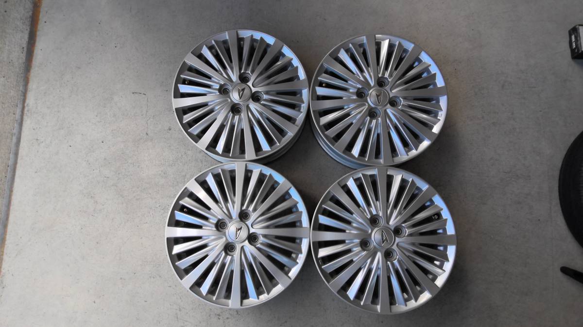 ダイハツ 4.5Jx15 ＋45 PCD100 4H 純正アルミホイール 4本セット 中古品
