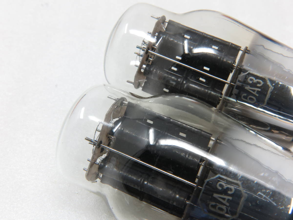 真空管 GE 2A3 2本まとめて#1 SYLVANIA 1619代換2A3 真空管 GE 6A3