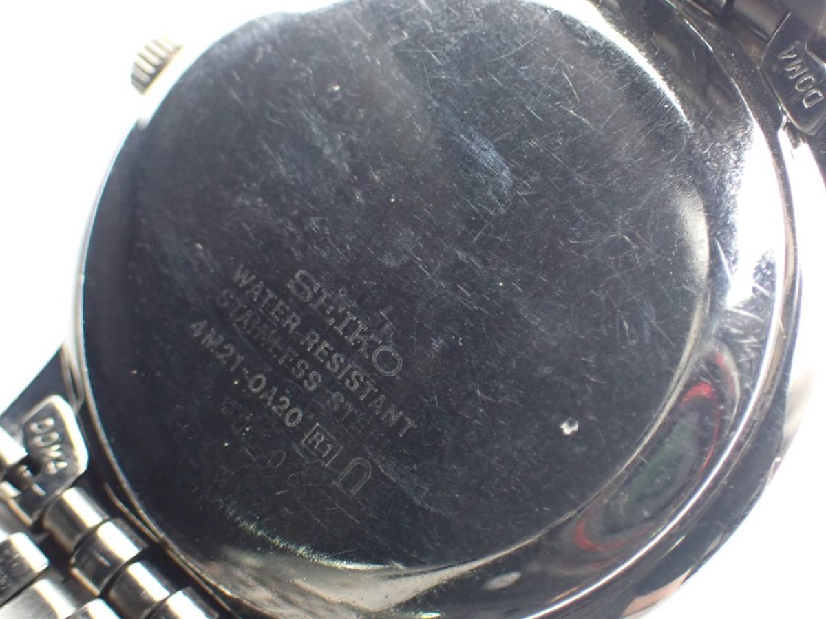 プロフィール必読お願いします。 1円～☆稼働品☆SEIKO セイコー DOLCE ドルチェ 4M21-0A20 AGS AT