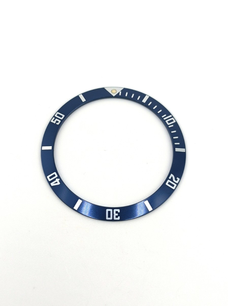 腕時計 修理交換用 社外部品 ベゼルインサート ブルー 青 【対応】タグホイヤー1000 980 TAG HEUER