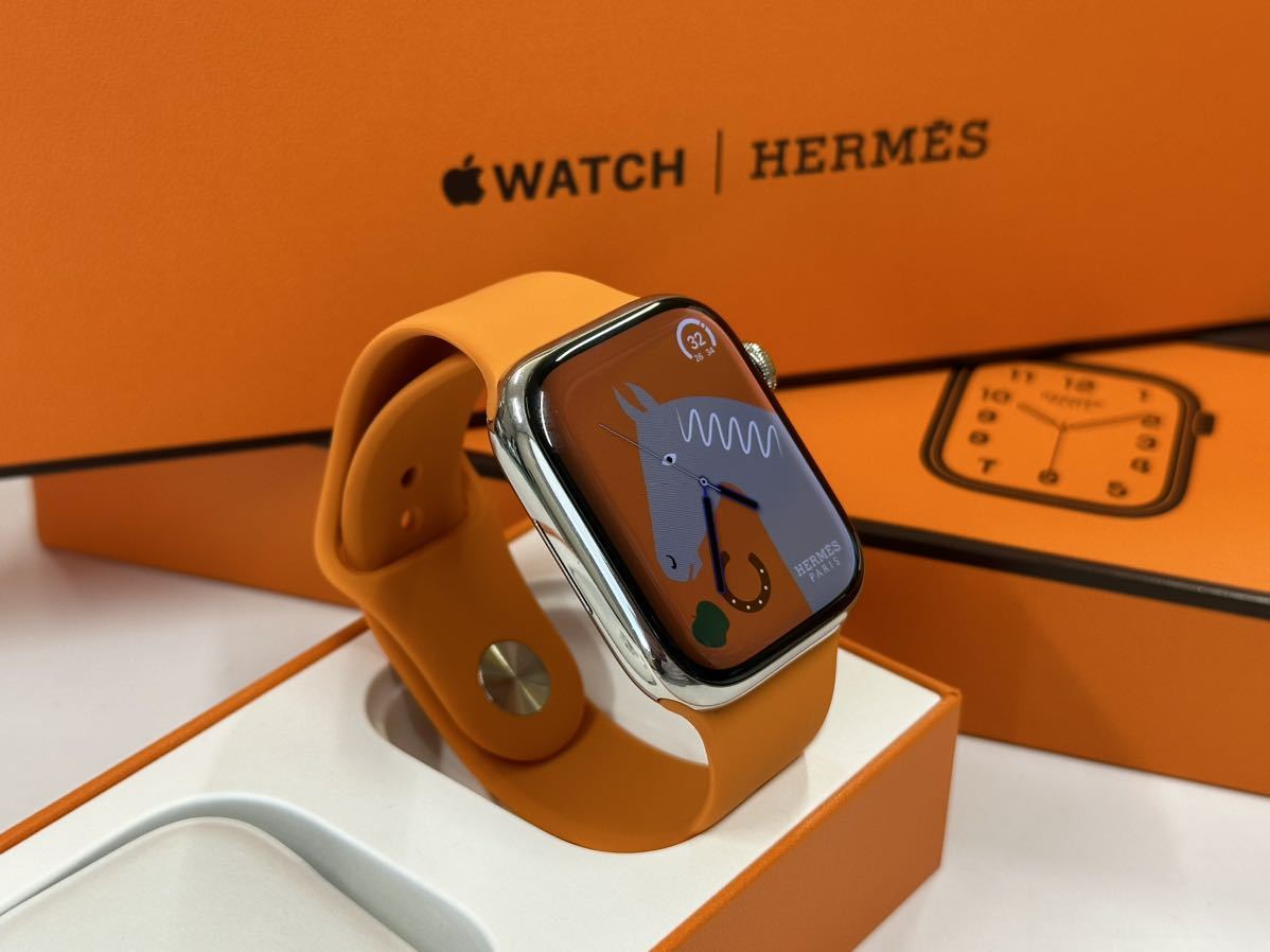 ☆即決 美品 Apple Watch series7 HERMES 45mm アップルウォッチ
