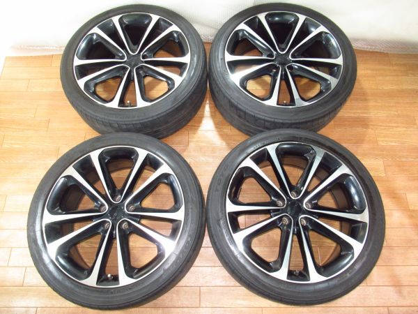 8j 114.3の中古品 19インチ ヴァレスト WREST ホイール（リム径（インチ）19・P.C.D（mm）114.3 WREST 8J-19 off+38 pcd114.3/5Hトーヨー TRANPATH LuⅡ 245/40R19 19インチアルミホイール+2020年タイヤ付4本アルファード/ヴェルファイア