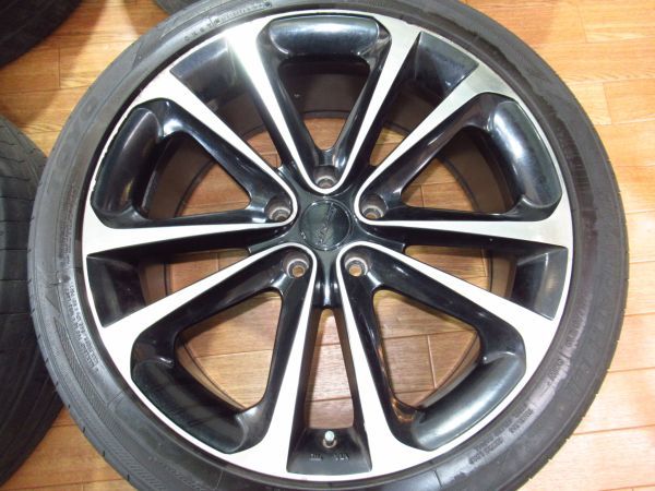 8j 114.3の中古品 19インチ ヴァレスト WREST ホイール（リム径（インチ）19・P.C.D（mm）114.3 WREST 8J-19 off+38 pcd114.3/5Hトーヨー TRANPATH LuⅡ 245/40R19 19インチアルミホイール+2020年タイヤ付4本アルファード/ヴェルファイア