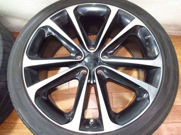 8j 114.3の中古品 19インチ ヴァレスト WREST ホイール（リム径（インチ）19・P.C.D（mm）114.3 WREST 8J-19 off+38 pcd114.3/5Hトーヨー TRANPATH LuⅡ 245/40R19 19インチアルミホイール+2020年タイヤ付4本アルファード/ヴェルファイア