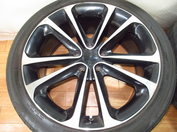 8j 114.3の中古品 19インチ ヴァレスト WREST ホイール（リム径（インチ）19・P.C.D（mm）114.3 WREST 8J-19 off+38 pcd114.3/5Hトーヨー TRANPATH LuⅡ 245/40R19 19インチアルミホイール+2020年タイヤ付4本アルファード/ヴェルファイア