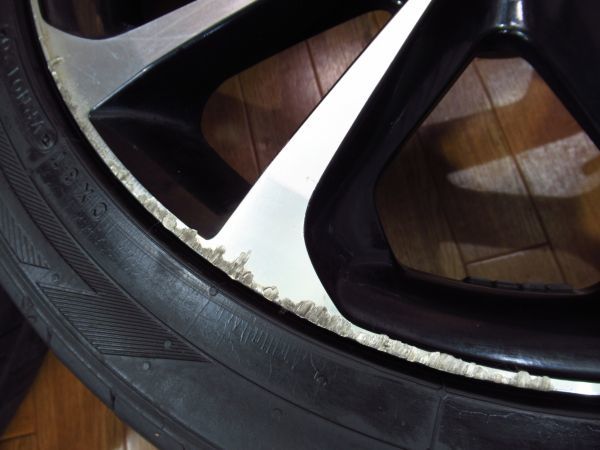 8j 114.3の中古品 19インチ ヴァレスト WREST ホイール（リム径（インチ）19・P.C.D（mm）114.3 WREST 8J-19 off+38 pcd114.3/5Hトーヨー TRANPATH LuⅡ 245/40R19 19インチアルミホイール+2020年タイヤ付4本アルファード/ヴェルファイア