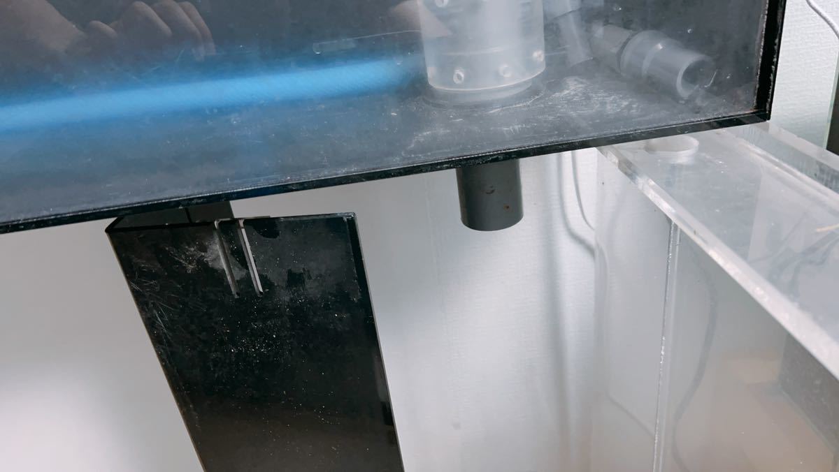 アクリル水槽 オーバーフロー水槽 特殊水槽 120×25×25センチ 上置き