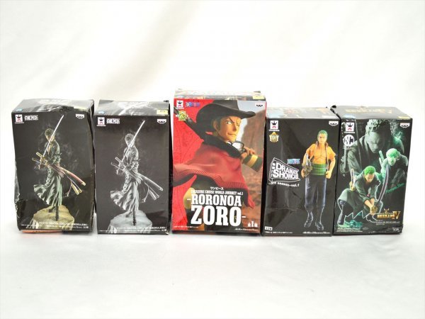 KM488●訳あり未開封●ONE PIECE ワンピース　ロロノア ゾロ　フィギュア 5点セット　造型師×写真家・造形王頂上決戦IV 他