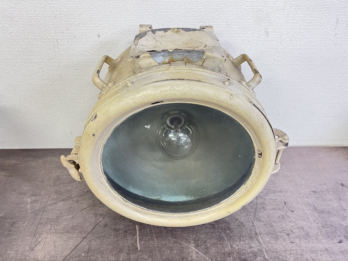 超希少廃盤品/レトロ/蒸気機関車 ヘッドライト 詳細不明 鉄道廃品 前照