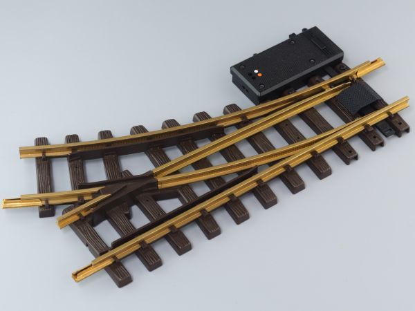 Gゲージ 鉄道模型 LGB LEHMANN レーマン 1205 電動ポイント 右