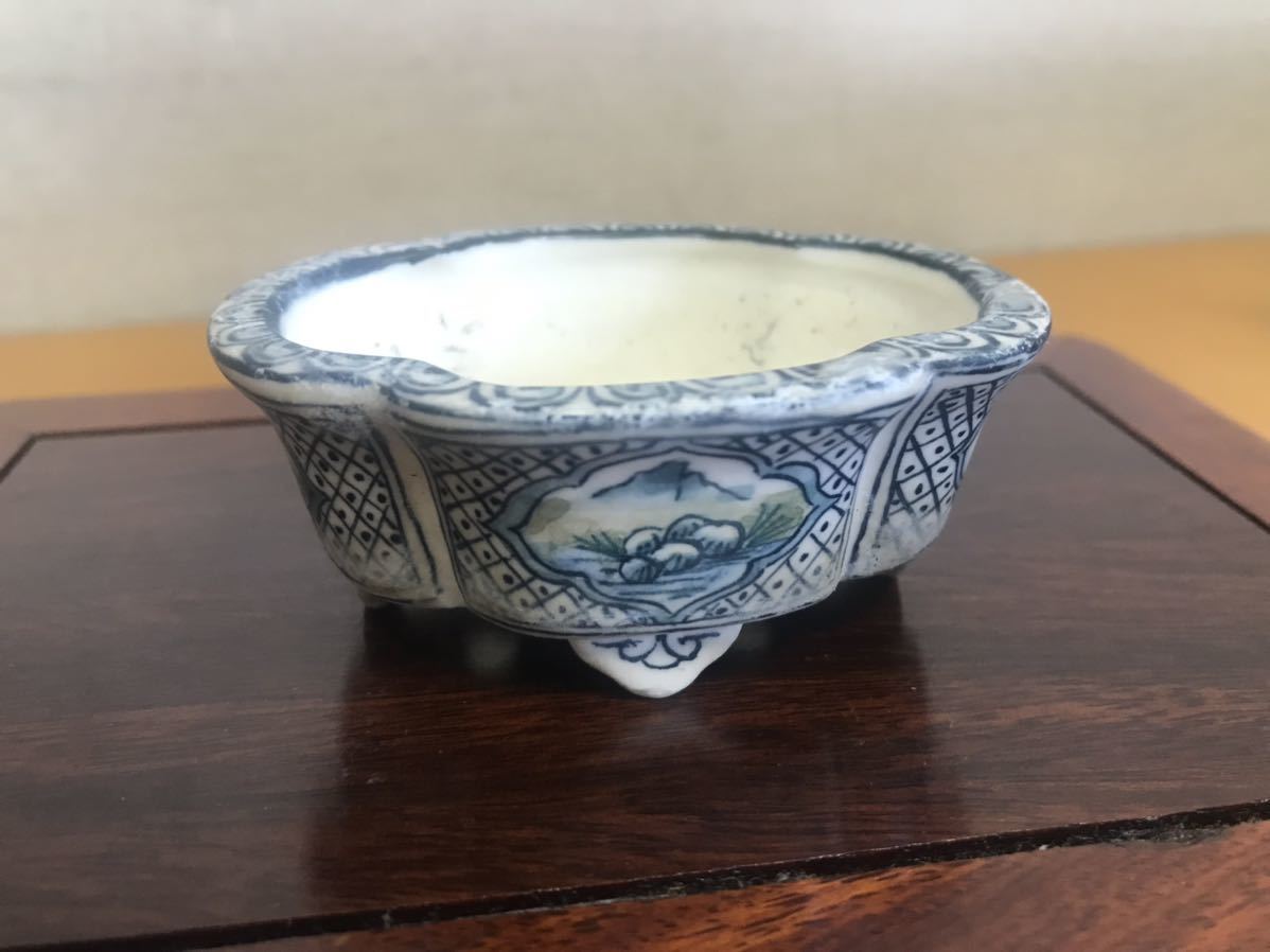 盆栽鉢 ゆうき祥石 盆栽鉢 ゆうき祥石 長辺 小鉢 約5.9cm