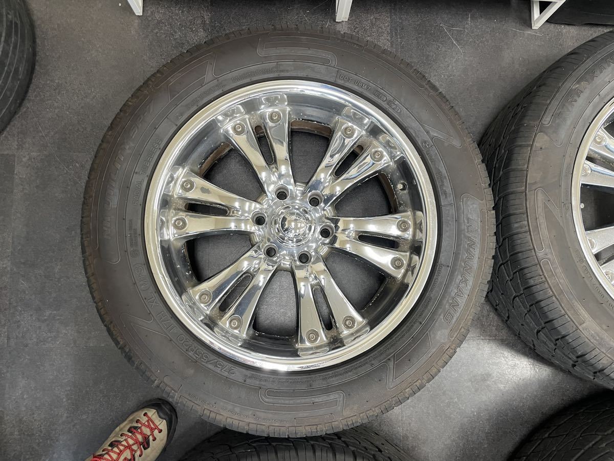 MKW MK-9 20インチ 9J +10 6穴 6H PCD139.7 NANKAN 275/55R20 