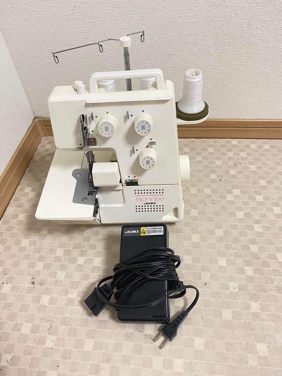 通電確認のみ　JUKI ジューキ MO-Y100ロックミシン 