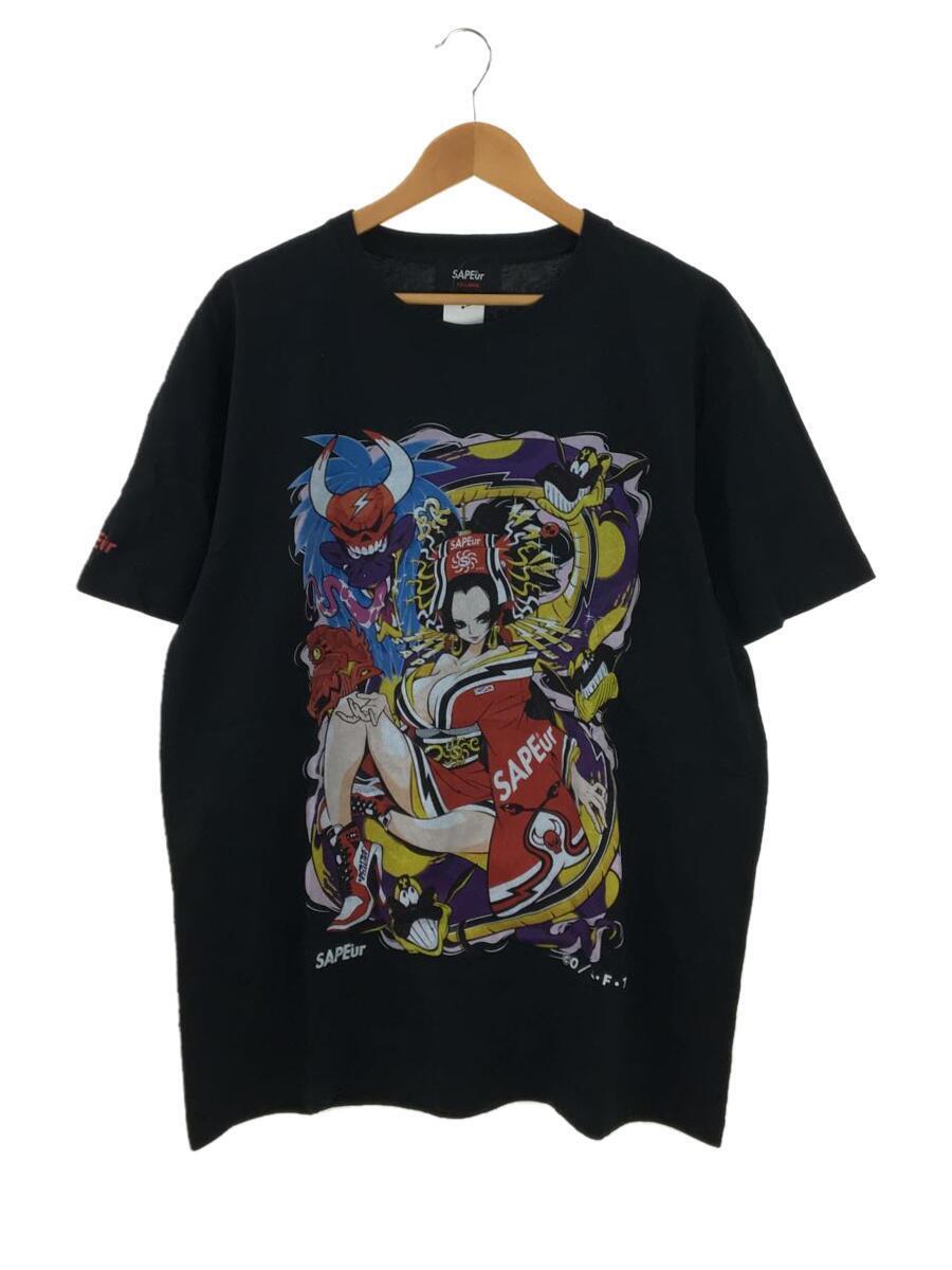 A Elegantes SAPEur◇Tシャツ/XXL/コットン/BLK/ボアハンコック 【公式