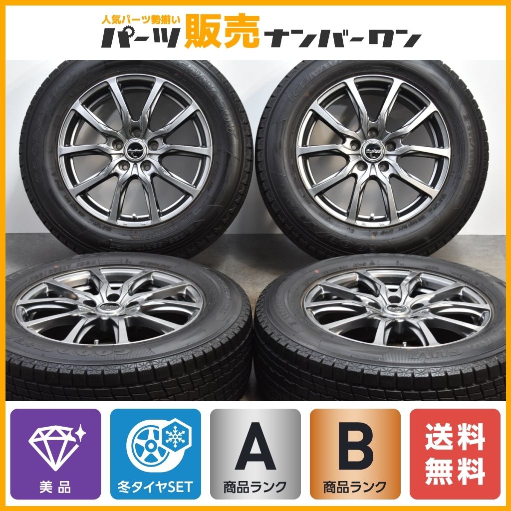h様用出品 17in PCD114.3 +38 7J バリ溝ユーロスピード EuroSpeed | アルミ