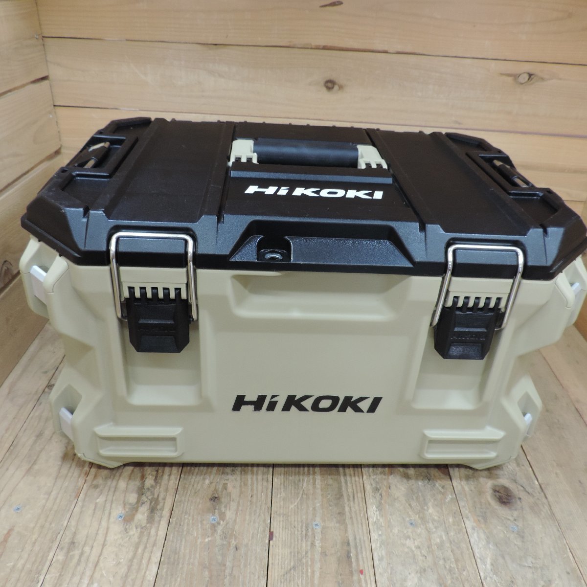 【中古美品】ハイコーキ　ツールボックス(L) サンドベージュ　マルチクルーザー