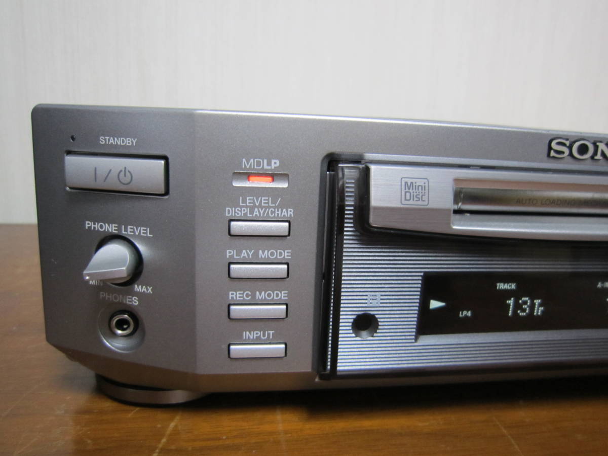MDS-S50 MDデッキ SONY SONY☆ソニー MDS-S50の仕様 作動品 ☆ SONY