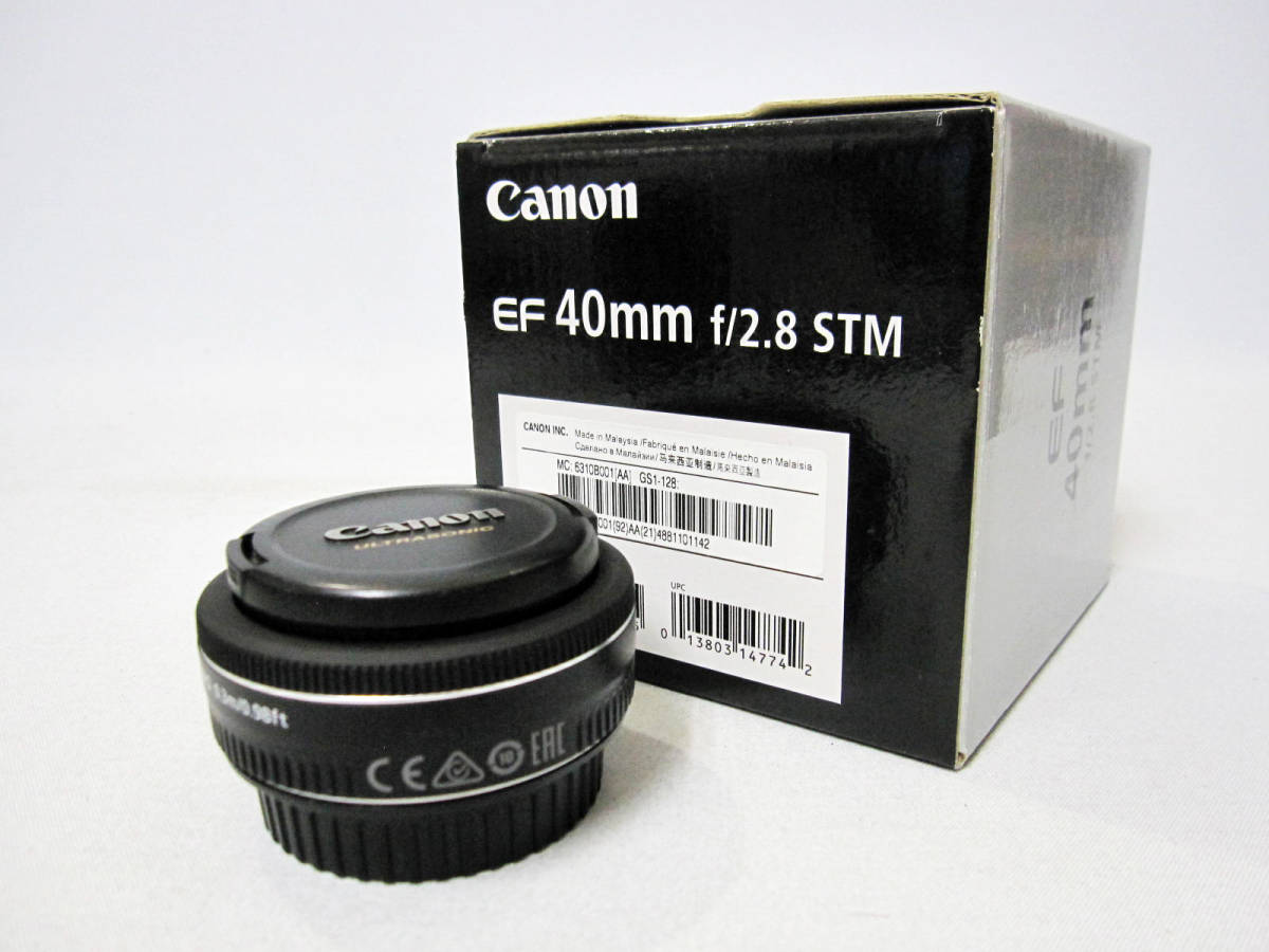 ◇中古美品◇Canon EF40mm◇1:2.8 STM 保証書付 動作品 STM