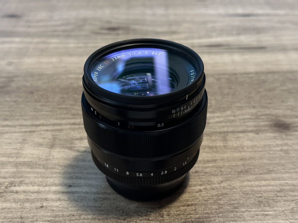 FUJIFILM XF 23mm f1.4 R 純正フード付 R F1.4 23mm 角型メタル