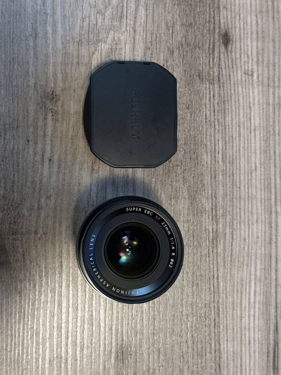 FUJIFILM XF 23mm f1.4 R 純正フード付 R F1.4 23mm 角型メタル