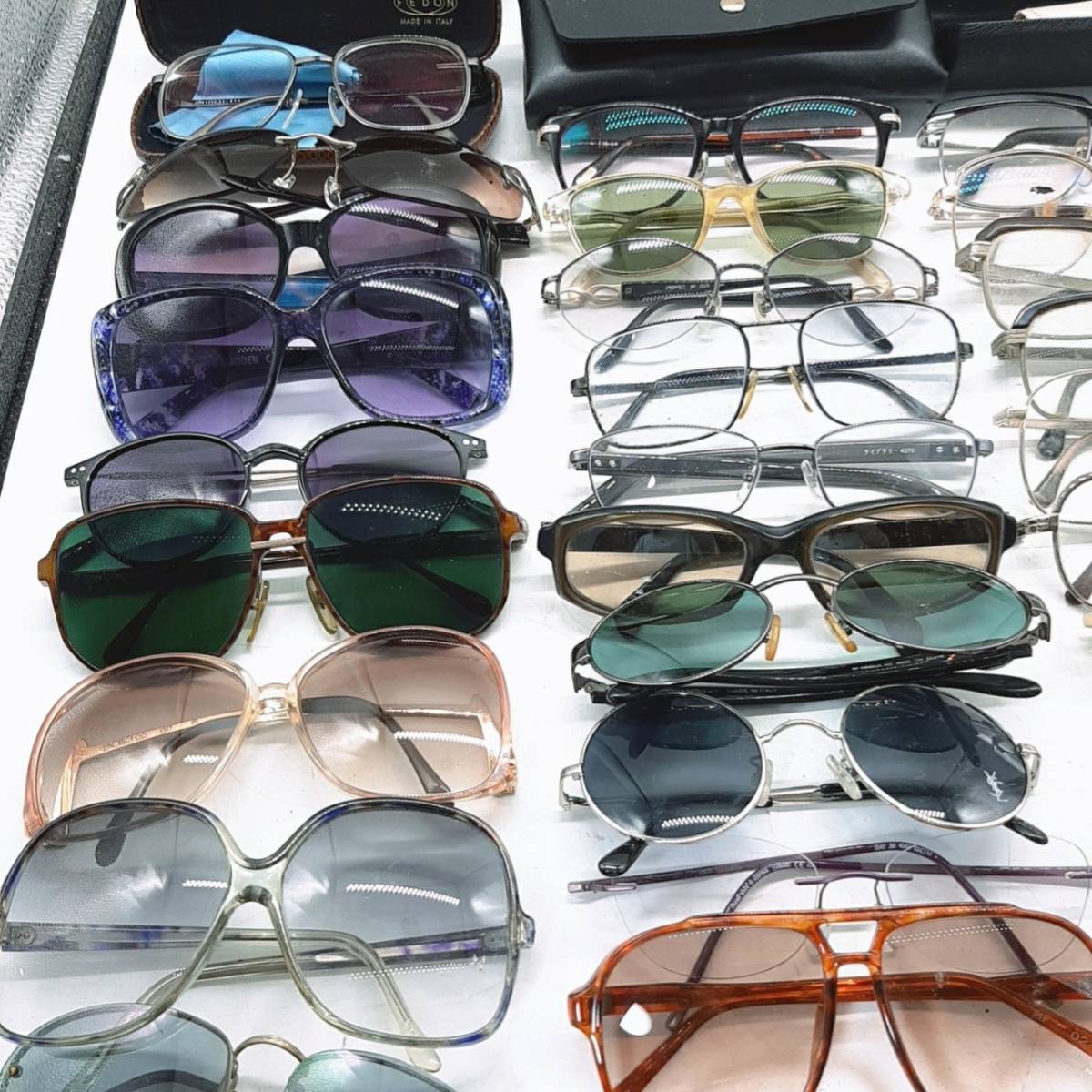 m165☆【1円スタート】 めがね 眼鏡ケース まとめ 大量 サングラス