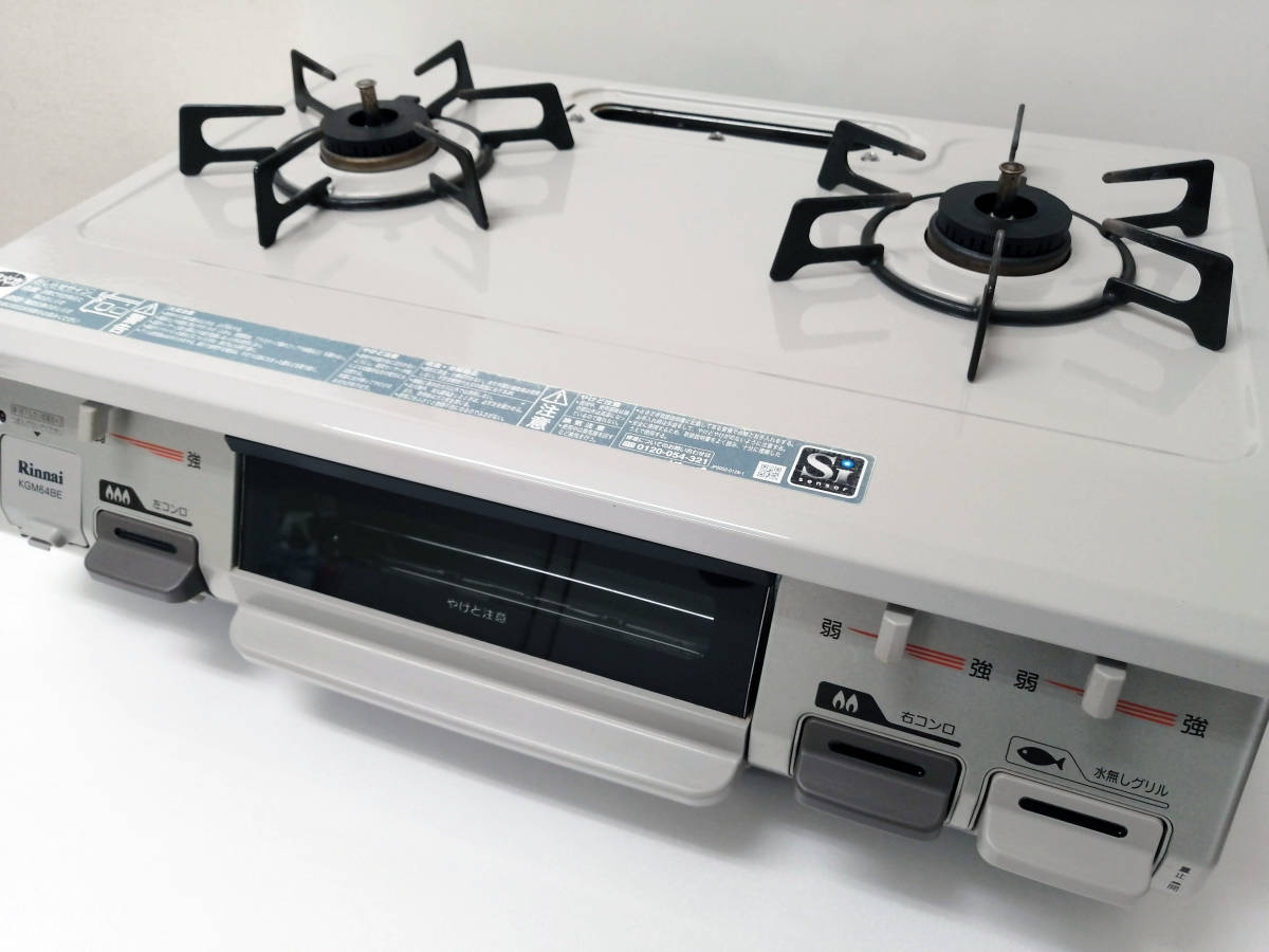 大得価，人気SALE】 中古 【rinnai リンナイKGM64BE】 ガス台 ガス 