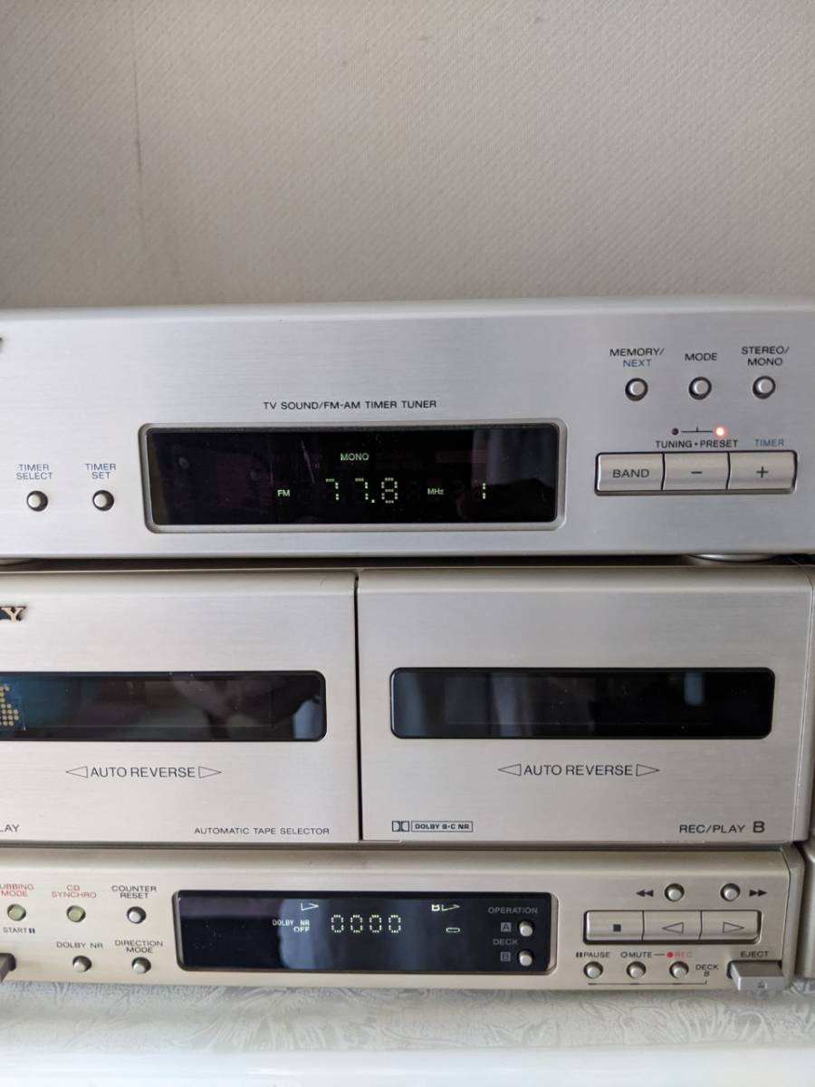 SONYミニコンポ pixy 限定モデル レア 超 90'S 良品 動作音出し確認済み SONY ソニー pixy