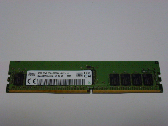 メモリ サーバーパソコン用 1.20V SK hynix DDR4-3200 (PC4-25600) ECC